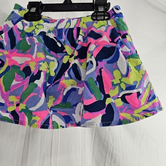 Lilly Pulitzer Girls Size Medium(6-7) Sam Skort In Havin A Blast Print Adorable! - Picture 3 of 5